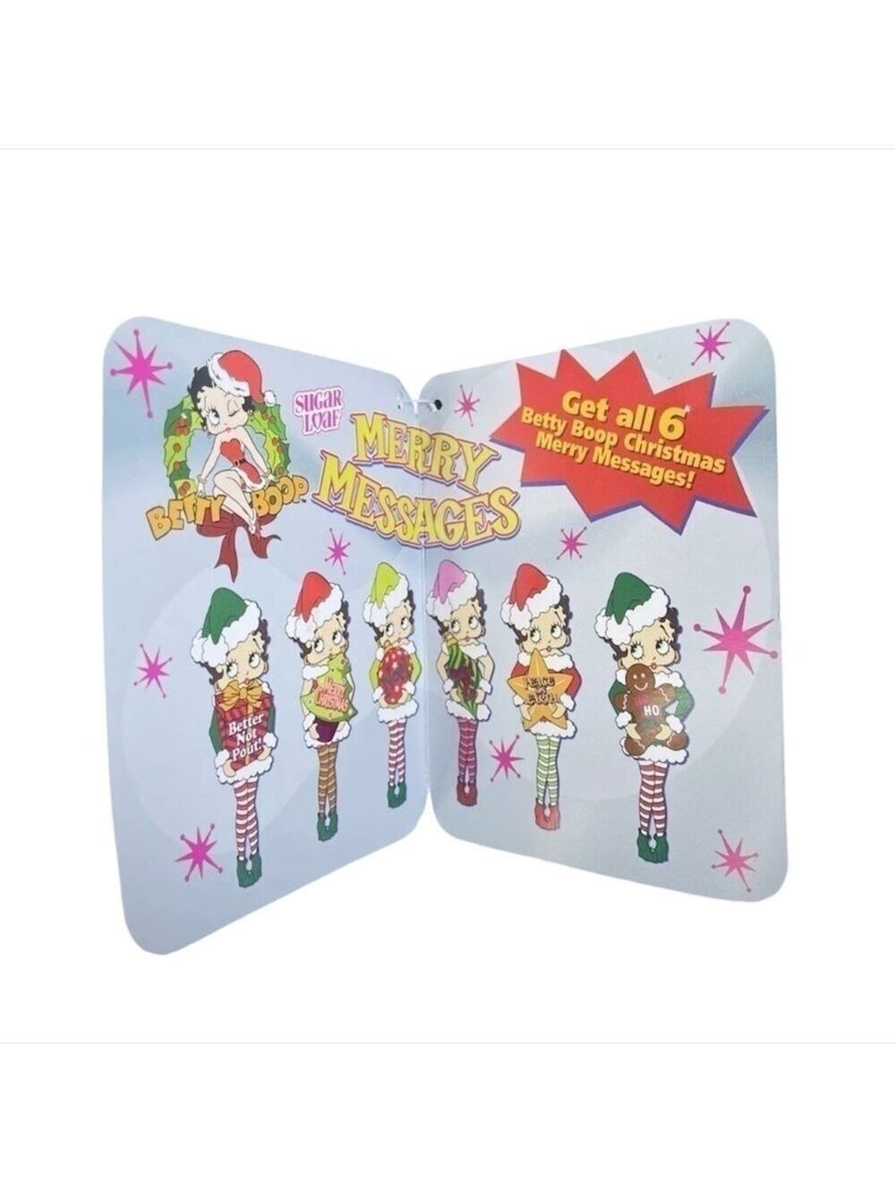 Betty Boop Plush Rag Doll Sugarloaf Christmas Elf - Picture 3 of 9
